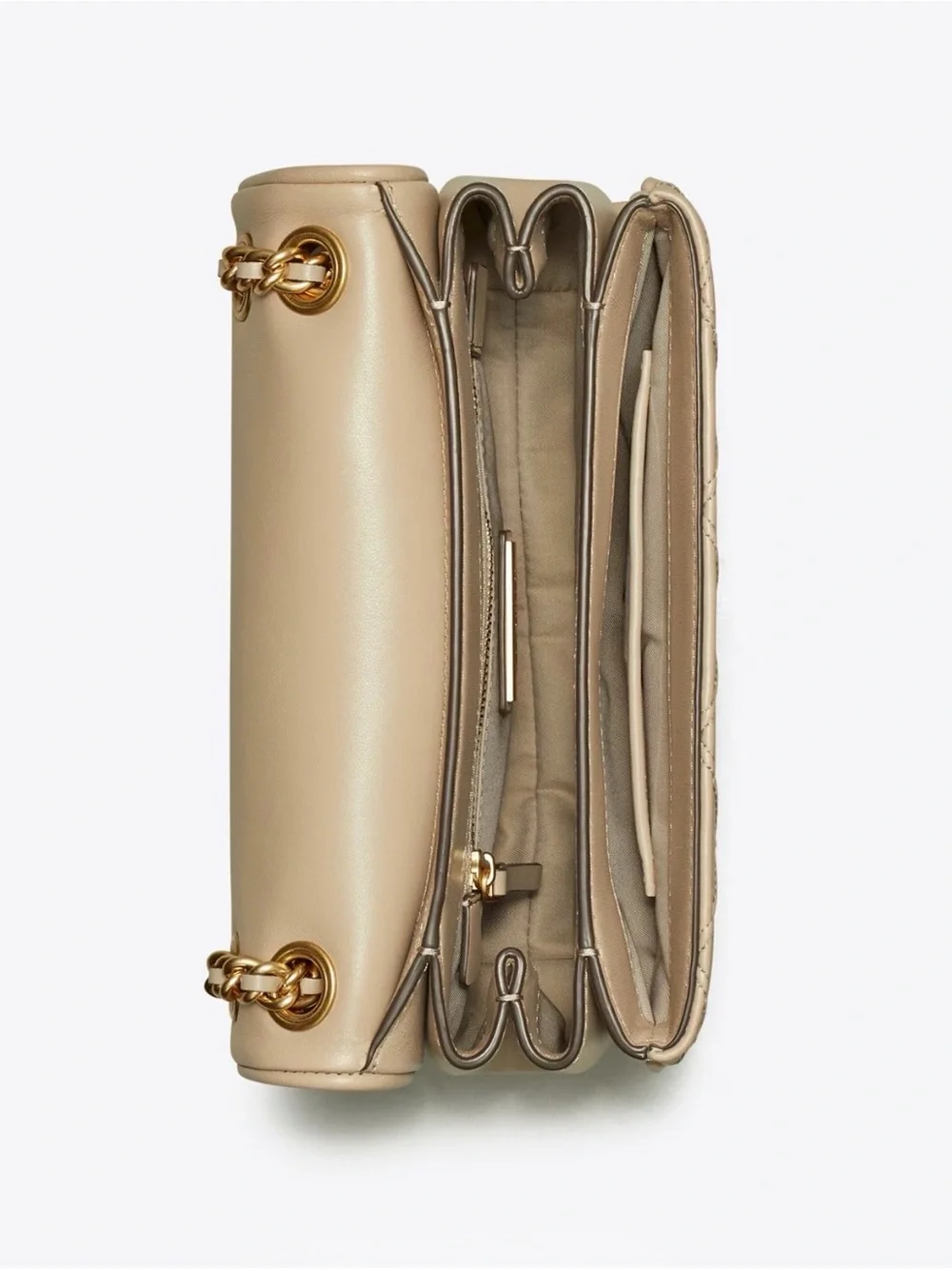 Tory Burch Small Fleming Soft Shoulder Bag in Fresh Clay MSRP $630 NEW - Picture 4 of 10